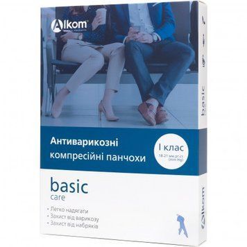 Панчохи антиварикозні basic care, клас компресії І 00211 фото