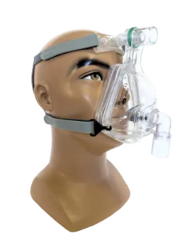 Орально-назальная силиконовая маска (CPAP) Sleepas с отверстием для выдоха (M) 10069M фото
