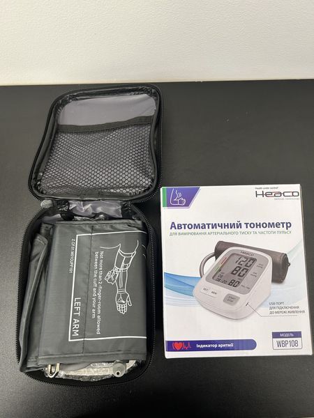 Цифровий автоматичний тонометр heaco WBP 108 1530167754 фото