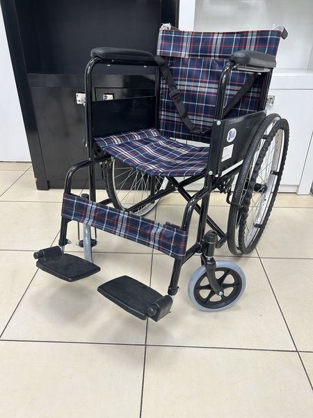 Інвалідний візок G100 складний сталевий Karadeniz Medikal G100 фото
