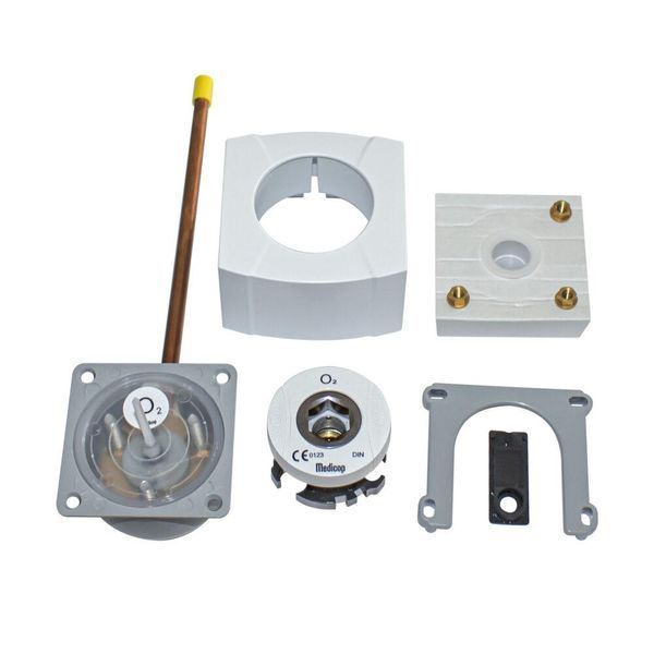 Розетка газова SMARTLET; DIN, кисень (настінна), 1035001 1035001 фото