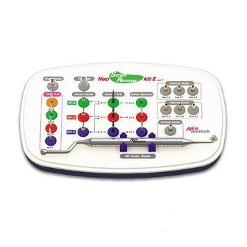 Набор для удаления сломанных винтов с имплантатов Neo Screw Remover Kit (SR-II) 1689715872 фото