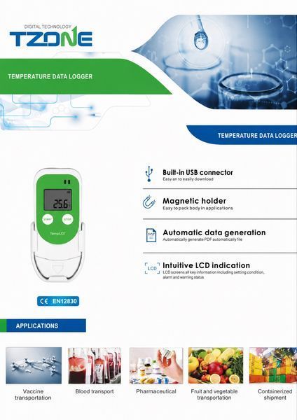 TempU07 Регистратор температуры (-30...+70&deg;C, память 34560, PDF, ПО не требуется) IP65 с магнитным держателем 320666 фото