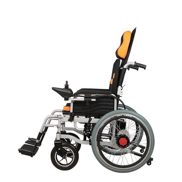 Складная инвалидная электроколяска MIRID D6035c (режимы: электро, активный) 15 фото