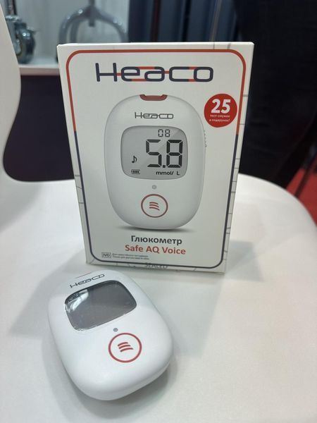 Глюкометр Heaco Safe AQ Voice 2374697186 фото
