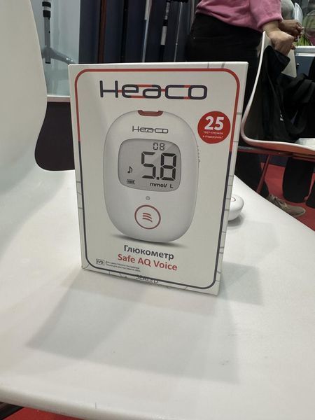 Глюкометр Heaco Safe AQ Voice 2374697186 фото