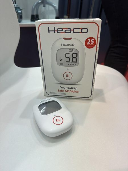 Глюкометр Heaco Safe AQ Voice 2374697186 фото