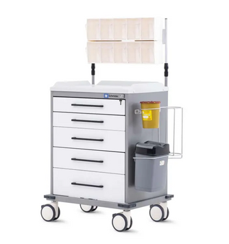 Медицинская тележка металлическая для анестезиологии Schroder VOGN CS-AC 11052 фото