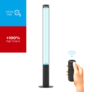 Бактерицидний опромінювач BactoSfera 360&deg; U95 +100% RC-TIMER Black U95 +100% RC-TIMER Black фото