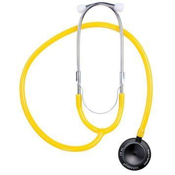 Стетоскоп двоголовий зі змінними діафрагмами, Sonus-Flex, жовтий, Luxamed G1.212.514 фото